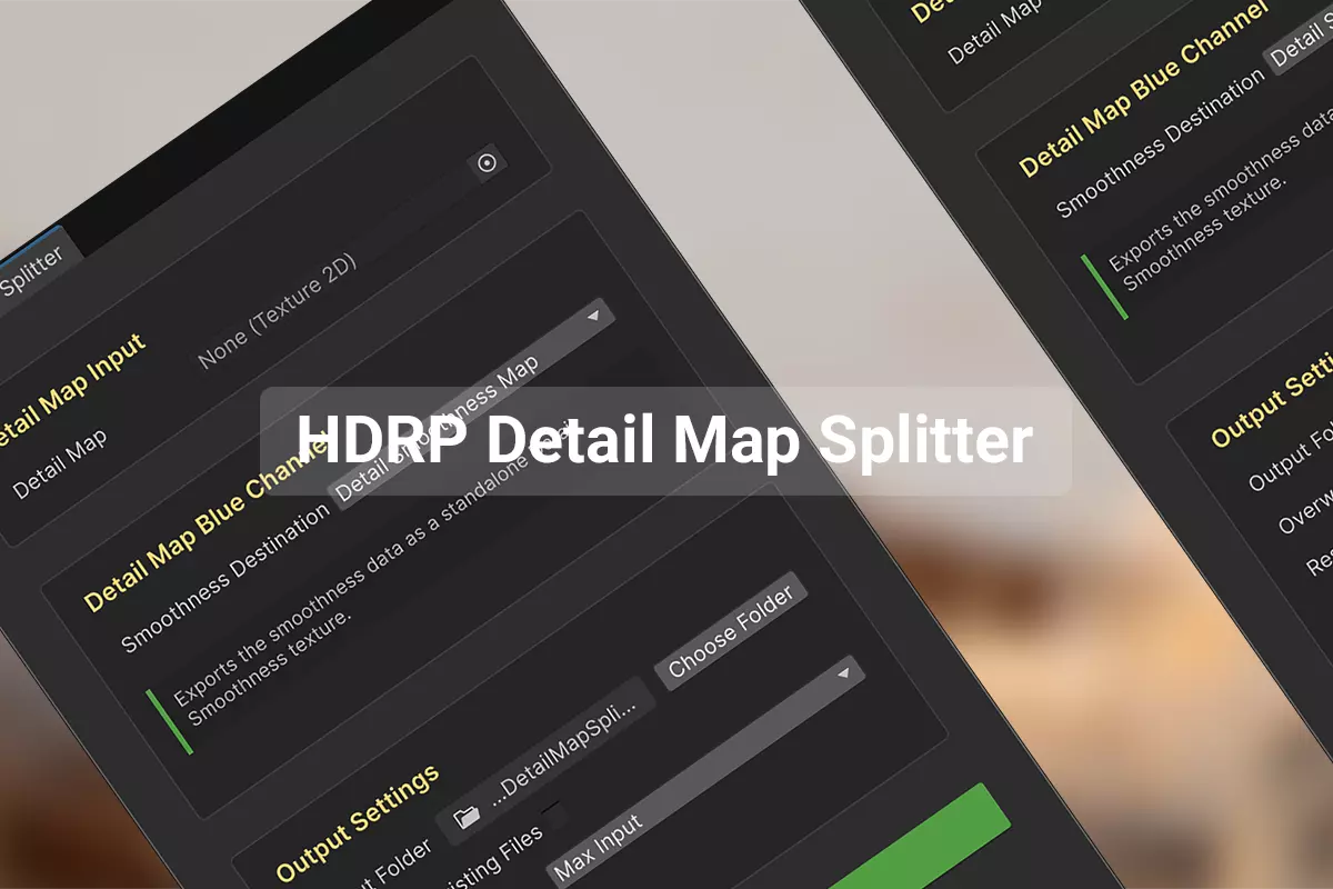 HDRP Detail Map Splitter