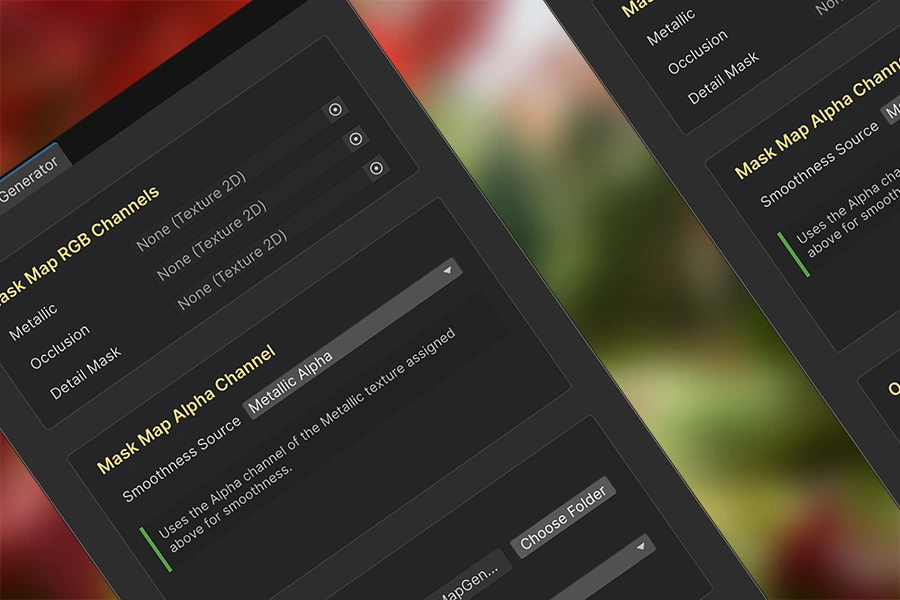 HDRP Mask Map Generator