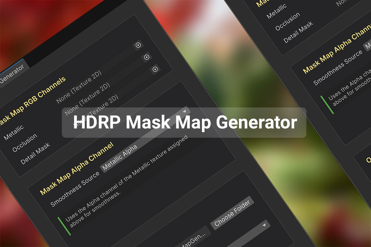HDRP Mask Map Generator