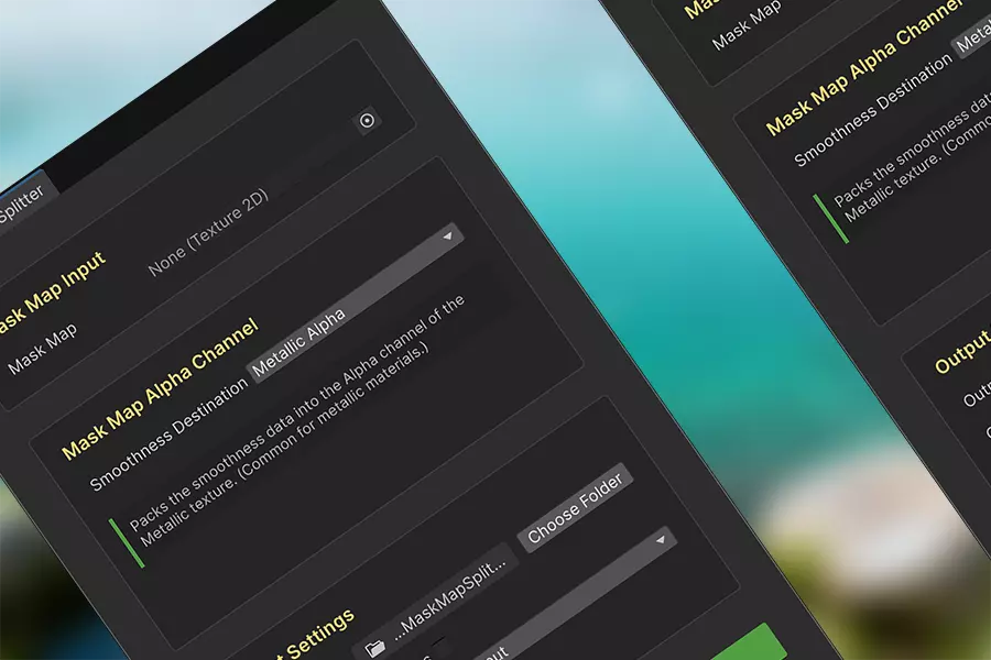 HDRP Mask Map Splitter